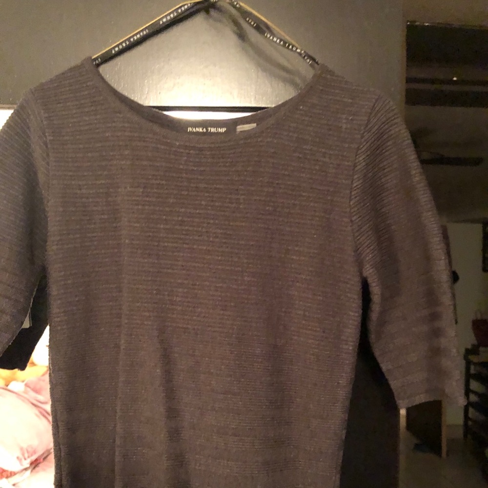 Ivanka Trump gray dress